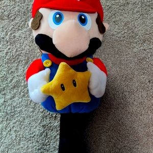 Plush Mario golf club cover